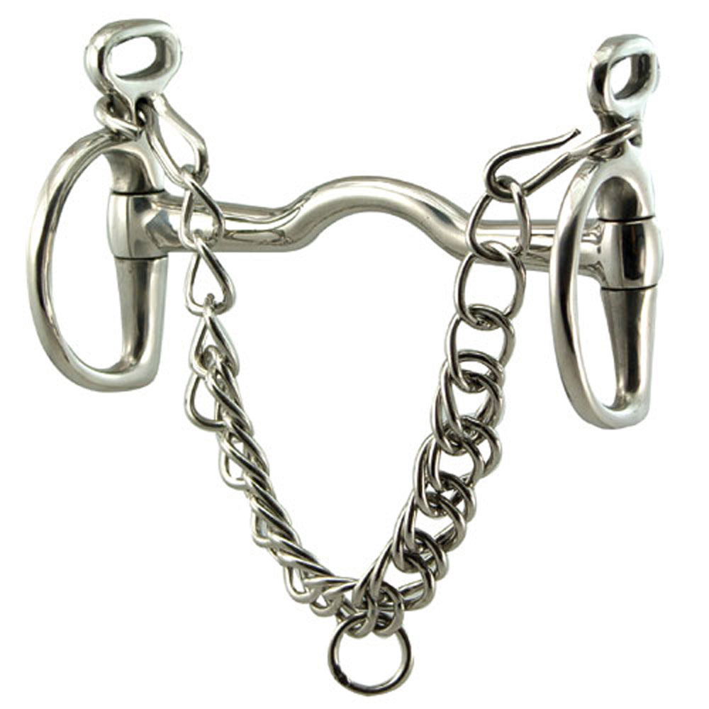 Kimblewick with wide raised port and closed teardrop cheeks
